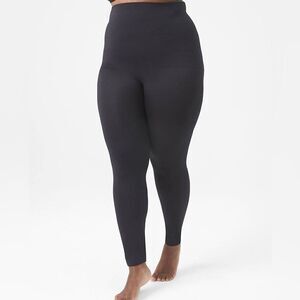 Lane Bryant High Waisted Black Leggings Size E/F Seamless